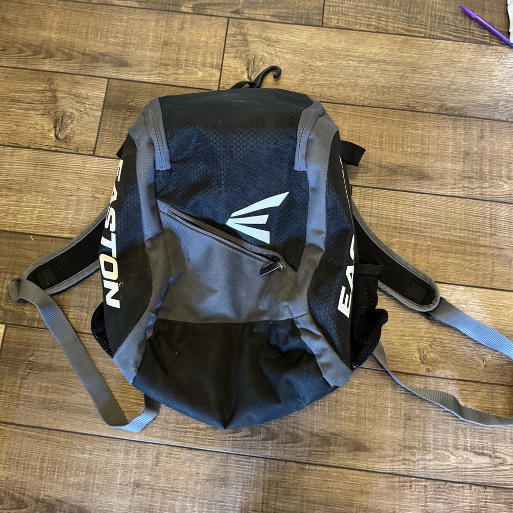 Easton Black and Gray Sporty Ball Bag